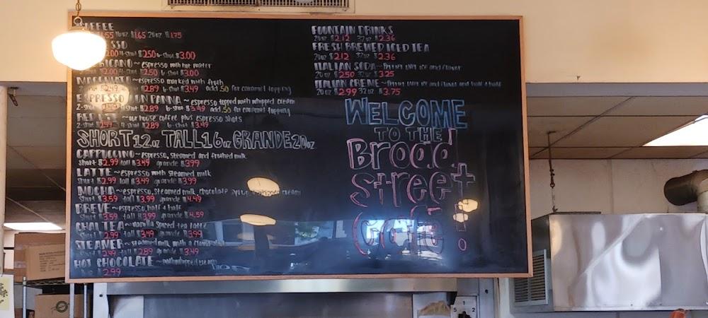 Broad Street Cafe Menu image 1